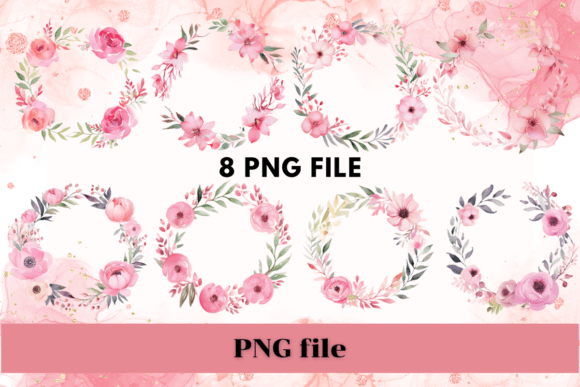 Watercolor Floral Pink Wedding Frame Png: A Designer's Guide