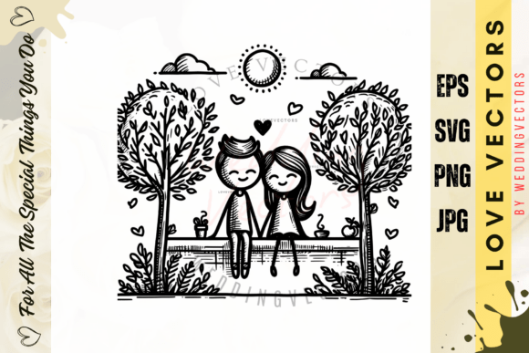 Wedding Couple and Love Vectors - C369: A Designer's Guide