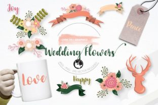 Wedding Flowers Clipart Set: Essential Design Assets for Creatives