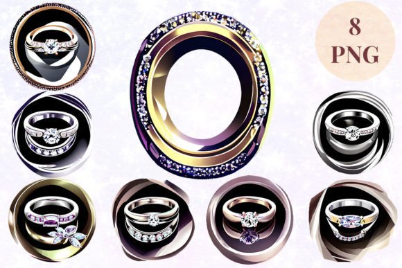 Wedding Ring 64 Clipart PNG: Elevate Your Creative Projects